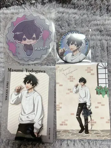 도원암귀 요도가와 마스미 GIGO 캔뱃지 브로마이드 코스터