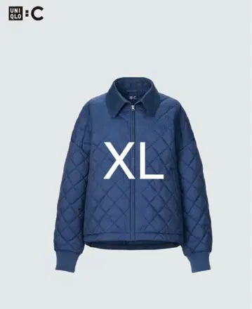 유니클로:C 유니클로C 퍼프 테크 블루종 블루 XXL