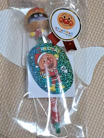 호빵맨 뮤지엄 한정판 액션 볼펜 크리스마스 버전