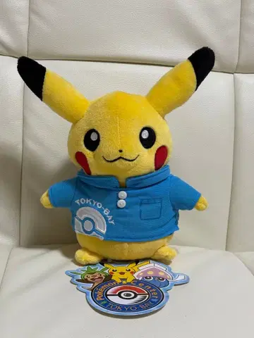 [ 택 포함 ] 피카츄 봉제 인형 포켓몬 센터 도쿄 베이