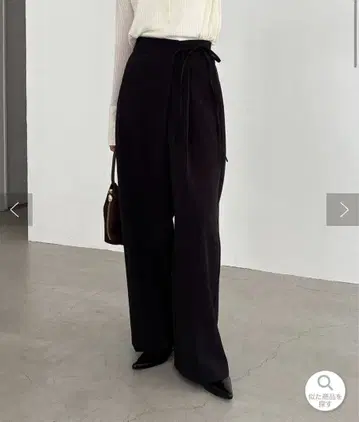 [ 새상품 ] CAPRICIEUX LEMAGE 랩 리본 팬츠