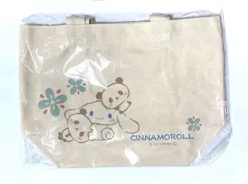 산리오 시나몬 우에노 한정판 팬더 런치 토트