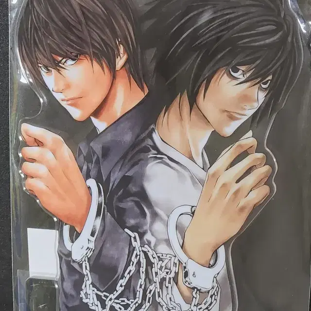 데스노트 라이토 엘 L 캔뱃지 쿠지 빅 아크릴스탠드