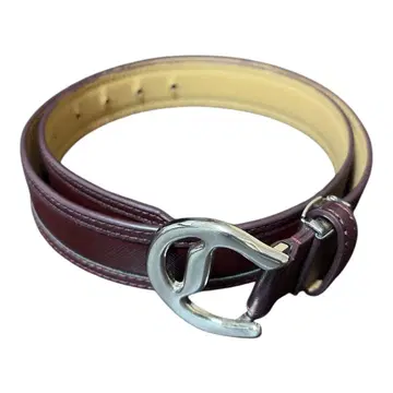 캘러웨이 벨트 와인 레드 가죽 빨간색 가죽 로고 마크