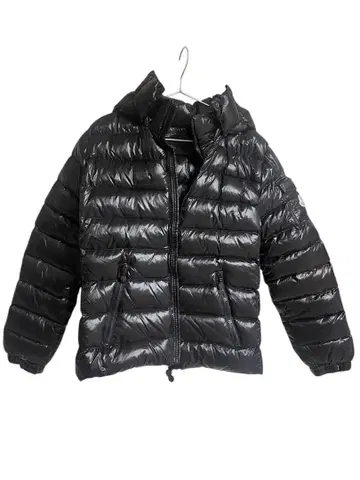MONCLER 블랙 여성용 다운 자켓