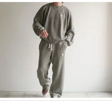 [ #Re:room ] WASHED COLOR CREW NECK KNIT