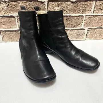 REGAL 가죽 숏부츠 23.5cm 블랙 사이드 고어 새상품급