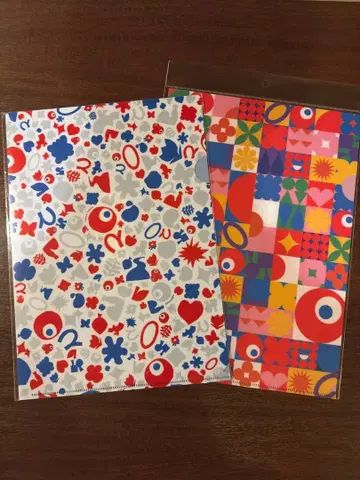 간사이 만박 한정판! 미야쿠미야쿠 클리어 파일 2장 세트 코미야쿠