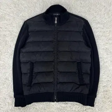 타카시마야 육후 헤비 캐시미어 100% 니트 드라이버즈 다운 자켓 S