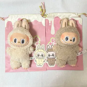 POPMART 러브브 마카롱 소이밀크 토피 2종 세트