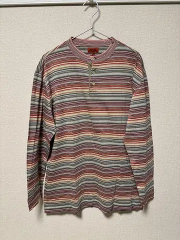 MISSONI 스트라이프 헨리넥 써멀