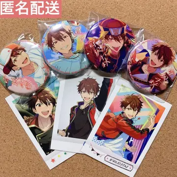 앙스타 모리사와 치아키 세트 캔뱃지 장미캔 장미에티 캔뱃지 파샤코레