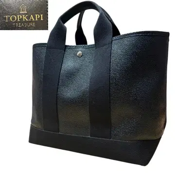 TOPKAPI 탑카피 스코치 그레인 토트백 핸드백 토트