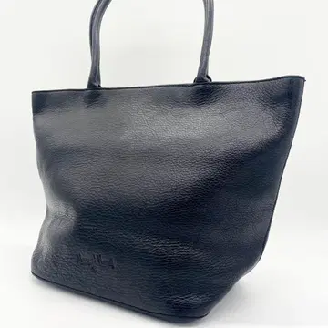 [ 새상품급 ] 마가렛호웰 토트백 가죽 블랙 로고 엠보 A4 수납 가능