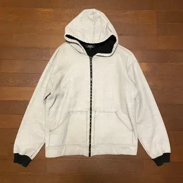 A.P.C. ETE 1999 코팅 가공 ZIP 후디