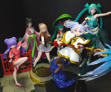 미녀 피규어 6개 세트 묶음 판매 (하츠네 미쿠, 고양이 고양이)