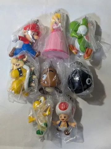 슈퍼 마리오 마스코트 참 컬렉션 2 노멀 컴프 8종