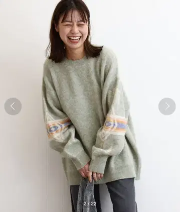 저널 스탠다드 리룸 펜들턴 별주 니트 풀오버