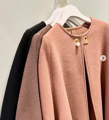 미사용품 Nerine 네리네 클래시컬 케이프 코트 울