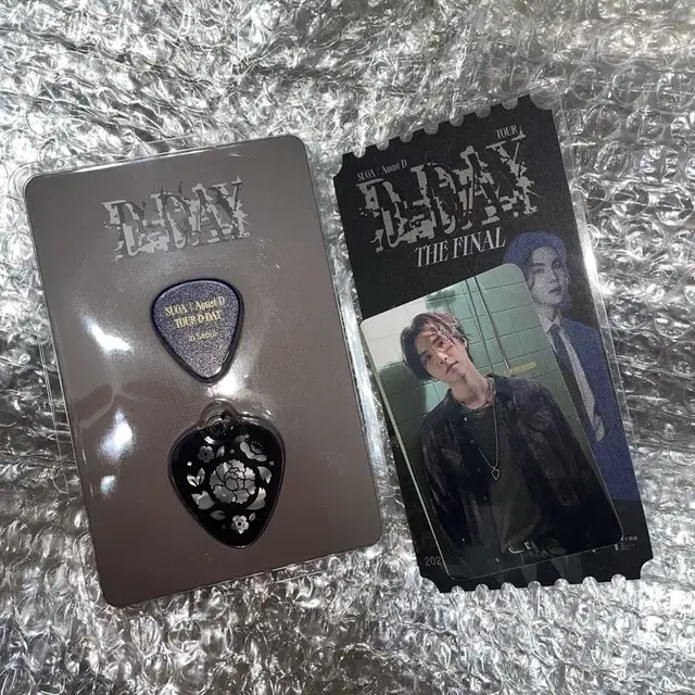 BTS 슈가 SUGA 어거스트디 콘서트 기타피크 아미존포카 일괄