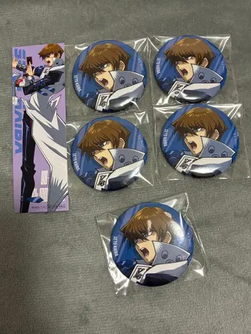 유희왕 애니메이트 페어 카이바 세토 캔뱃지 특전 책갈피 세트