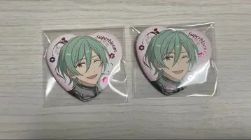 앙스타 스타포니 하트형 캔뱃지 카제하야 타츠미