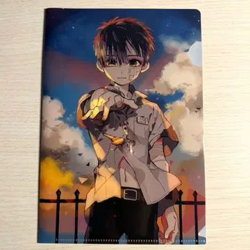 지박소년 하나코 군 유기 아츠 원화 A5 클리어 파일 프리 카페