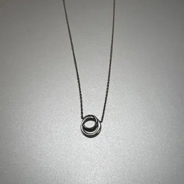 이중 반지 디자인 목걸이