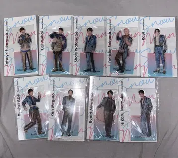 SnowMan fest 아크릴 스탠드 전원 세트