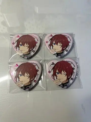 스오우 츠카사 스타포니 하트 캔뱃지 컬렉션 4개 세트