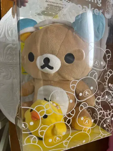 리락쿠마 댄싱 스피커 봉제 인형 희귀 레어