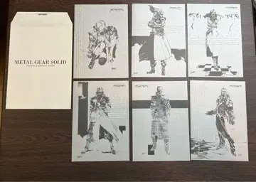메탈기어 솔리드 엽서 6종