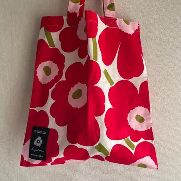 미사용 marimekko 우니코 50주년 기념일 토트백