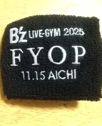 B'z LIVE-GYM 2025 FYOP 11/15 리스트 밴드