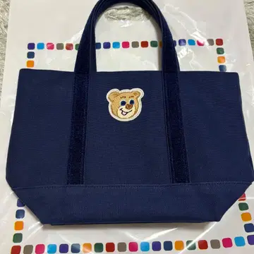 러브리 바이 페이러 올드 테디 와펜 토트백 네이비 소
