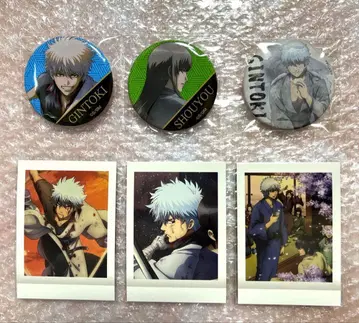 은혼 긴토키 & 쇼요 캔뱃지 & 파샤코레 세트
