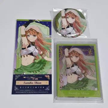 학원 아이돌 마스터 학마스 애니메이트 카페 아라비안 청하 3종 세트