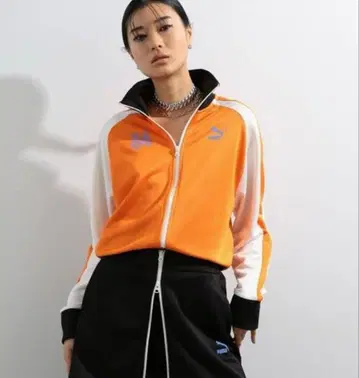 Ray BEAMS x PUMA 별주 T7 트랙 자켓 오렌지