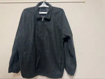 numerals 체크 무늬 집업 자켓