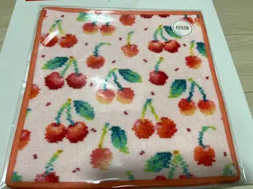 러브러리 바이 페이러 피치 도트 손수건 애프리콧