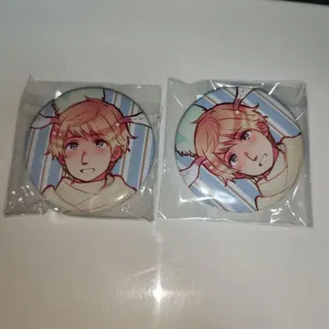 헤타리아 러시아 뿔 캔뱃지 2개 세트