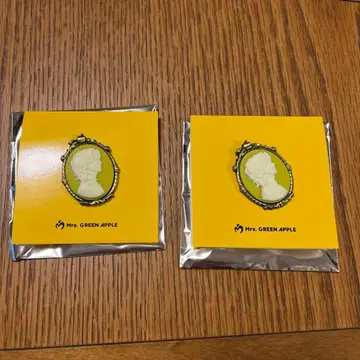 Mrs. 그린애플 바벨 카메오 핀즈 세트
