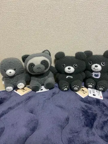 오헤야구마 루미 후와후와 봉제 인형 4종 세트