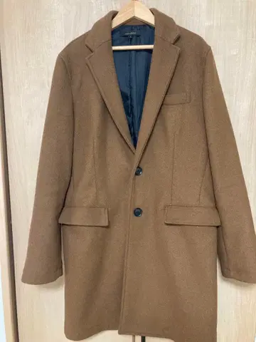 체스터 코트 카멜 사이즈 L