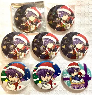 시마 캔뱃지 벌스데이 크리스마스 산타 시마사카 벌스데이 우라시마사카타센