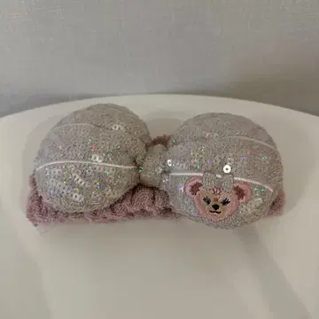 홍콩 디즈니랜드 한정판 셰리 메이 스팽글 헤어밴드 택 포함 새상품