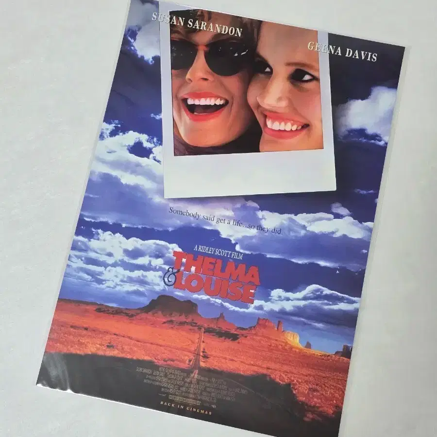 Thelma &amp; Louise Original A3 poster