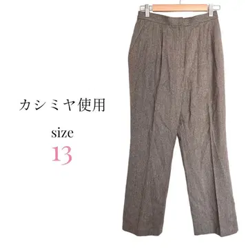 캐주얼 팬츠 [13] 센터 프레스 캐시미어 스트레이트 오피스 출퇴근