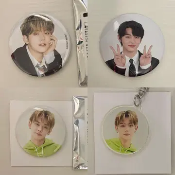 txt 영준 캔 배지 아크릴 키링 세트