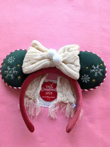 도쿄 디즈니 리조트 크리스마스 2025 미니 머리띠